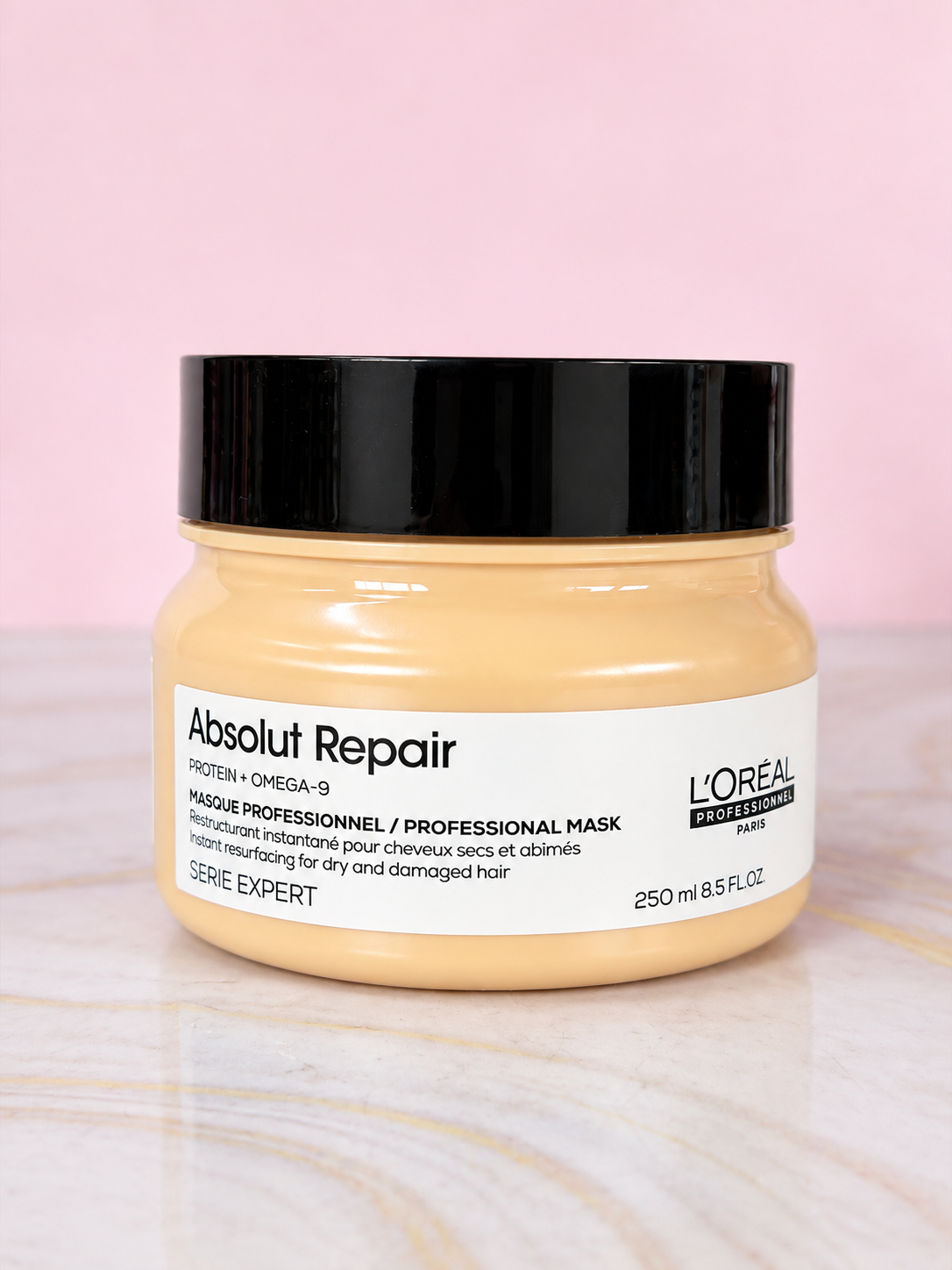 Mascarilla Absolut Repair 250 ml Linea Profesional (color amarillo claro) Loreal