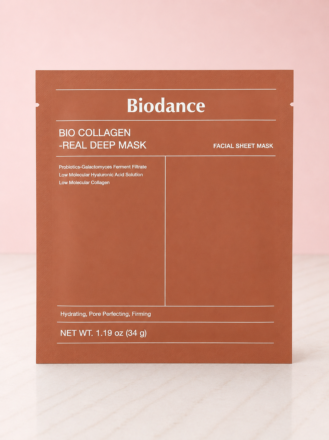 Mascarilla Bio Collagen-Real Deep Mask ROSADA BIODANCE
