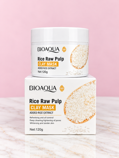Mascarilla Facial de Arcilla de Arroz Bioaqua