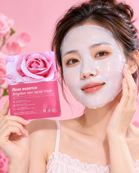 Mascarilla Facial en Velo de Rosas Anti Oxygen Bioaqua