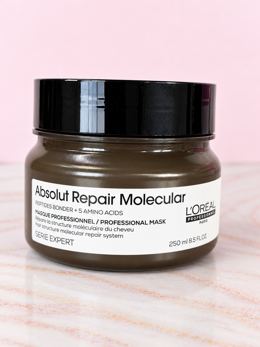 Mascarilla Profesional Absolut Repair MOLECULAR 250 ml Linea Profesional (color café) Loreal