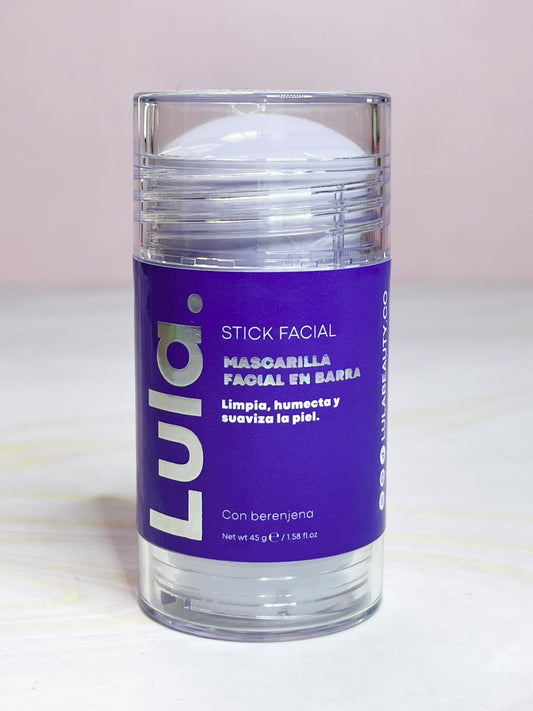 Mascarilla facial en barra Berenjena Lula