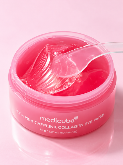 PDRN PINK CAFFEINE COLLAGEN EYE PATCH 60pcs Medicube