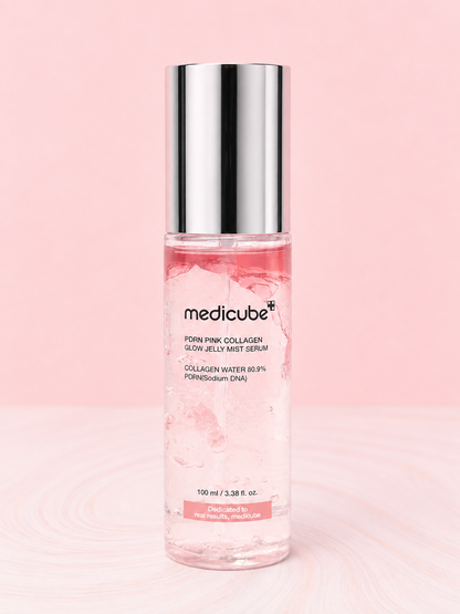 PDRN Pink Collagen Glow Jelly Mist Serum 100ml Medicube