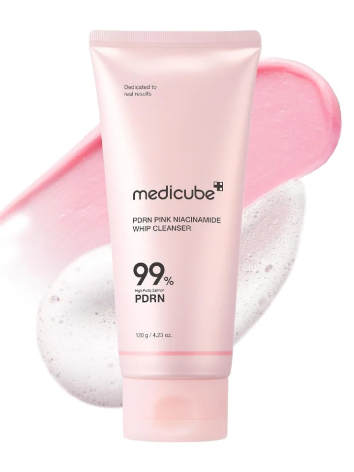 PDRN Pink Niacinamide Whip Cleanser 120g Medicube