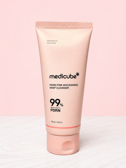 PDRN Pink Niacinamide Whip Cleanser 120g Medicube