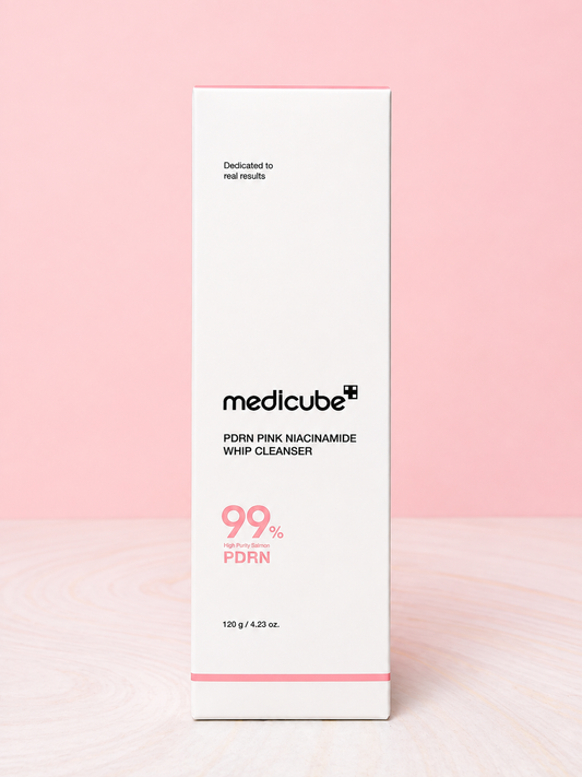 PDRN Pink Niacinamide Whip Cleanser 120g Medicube