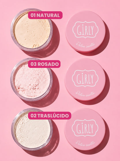 Polvo suelto pequeño Girly