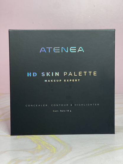 Paleta HD Skin de correctores, contornos e iluminadores Atenea