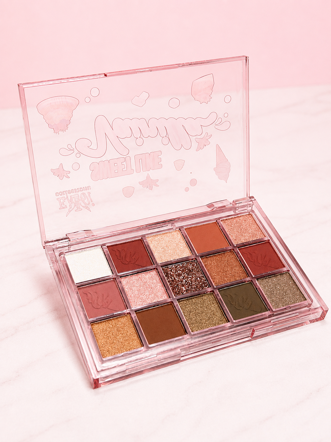 Paleta de Sombras Sweet Like Vainilla x 15 tonos Engol