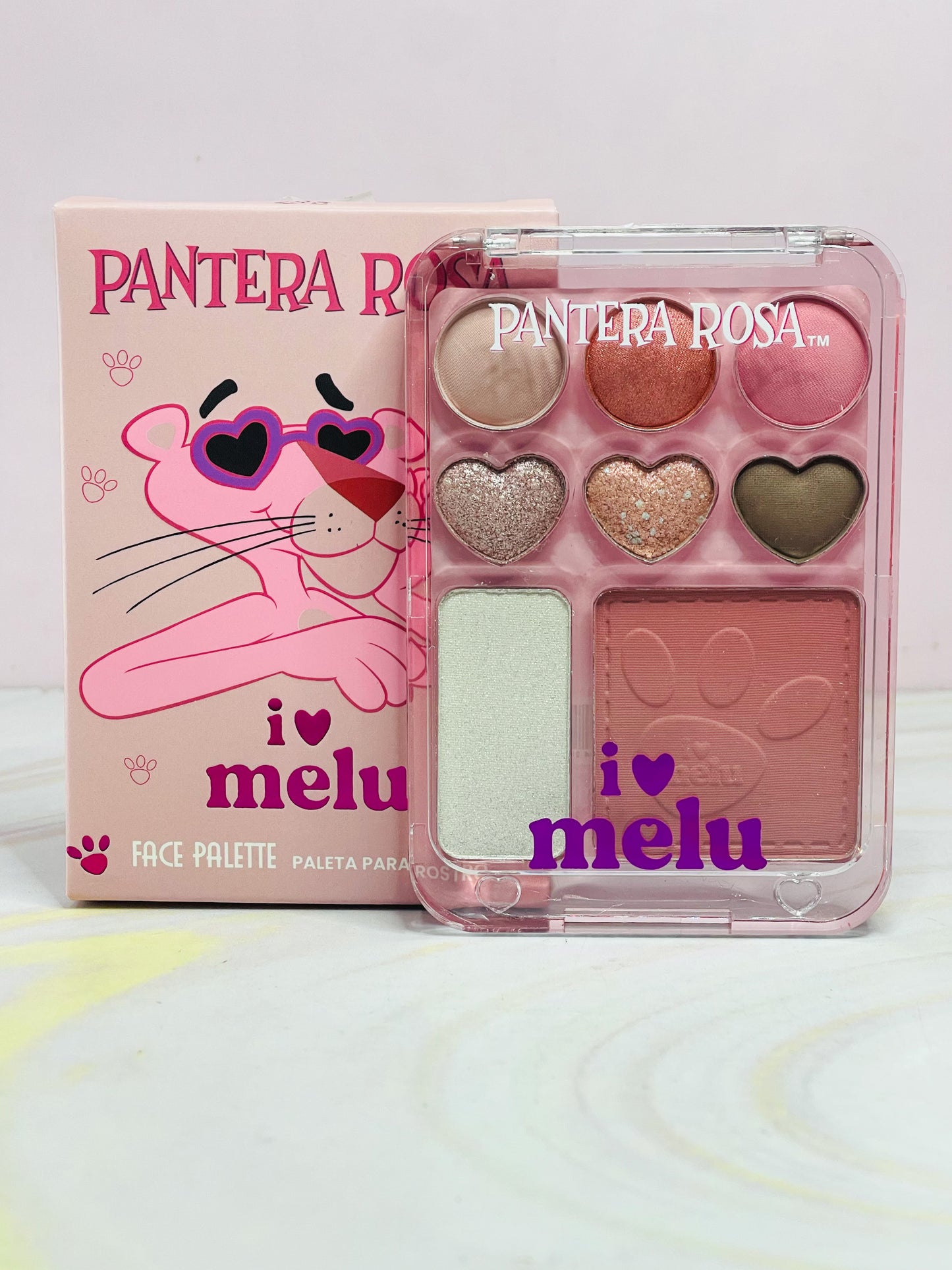 Paleta de rostro Pantera Rosa Melu By Ruby Rose