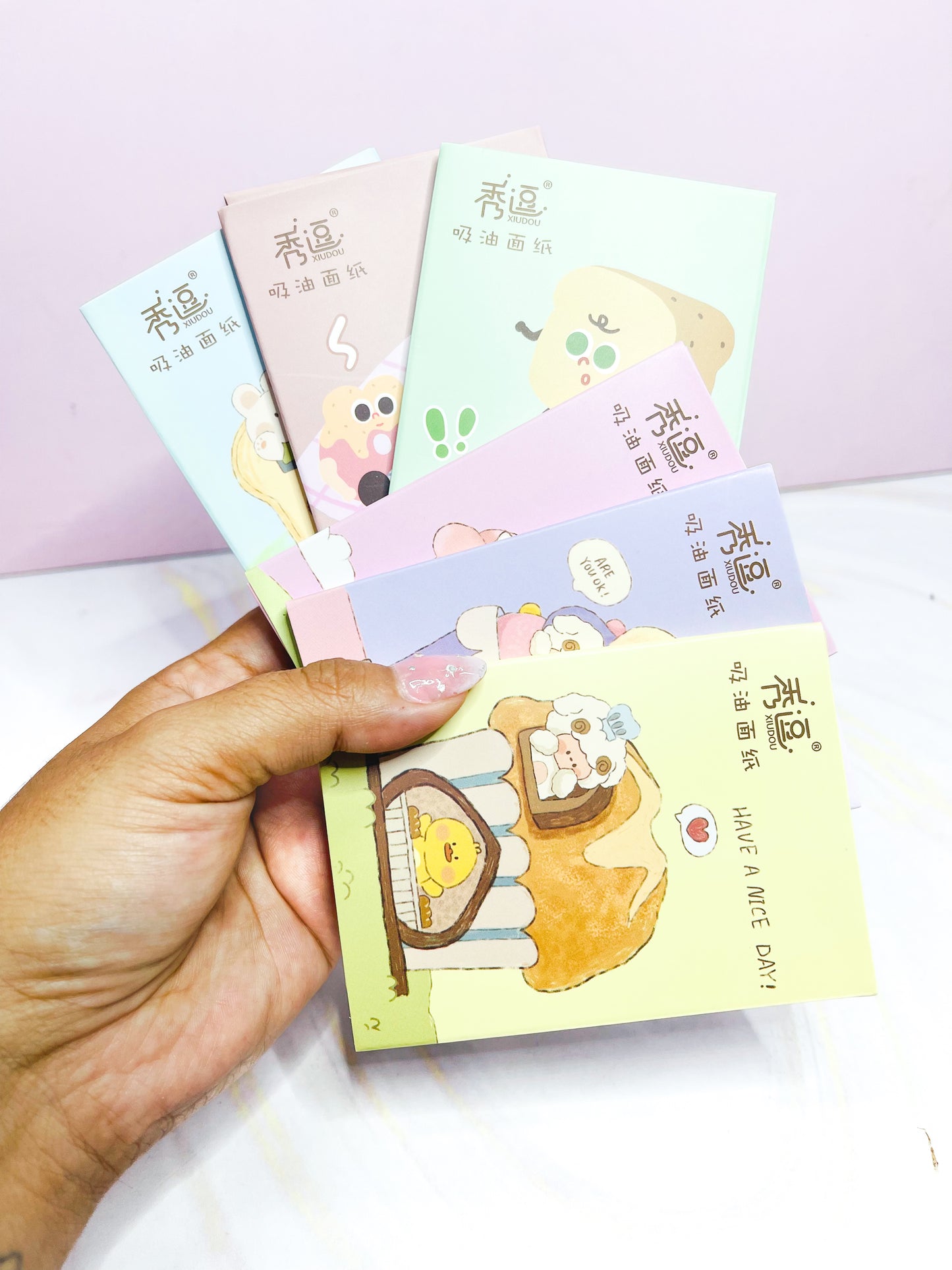 Papelitos antigrasa Xiudou