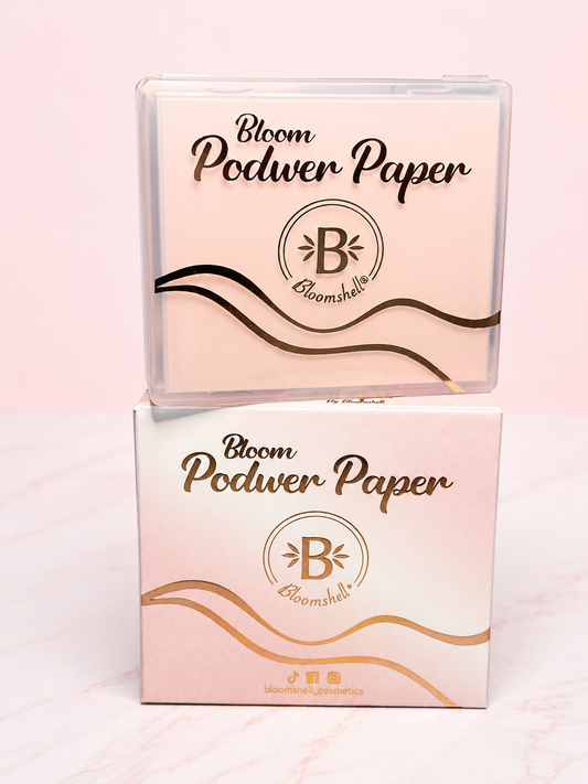 Papelitos antigrasa con polvo tono natural BLOOM POWDER PAPER Tono 1 NATURAL Bloomshell
