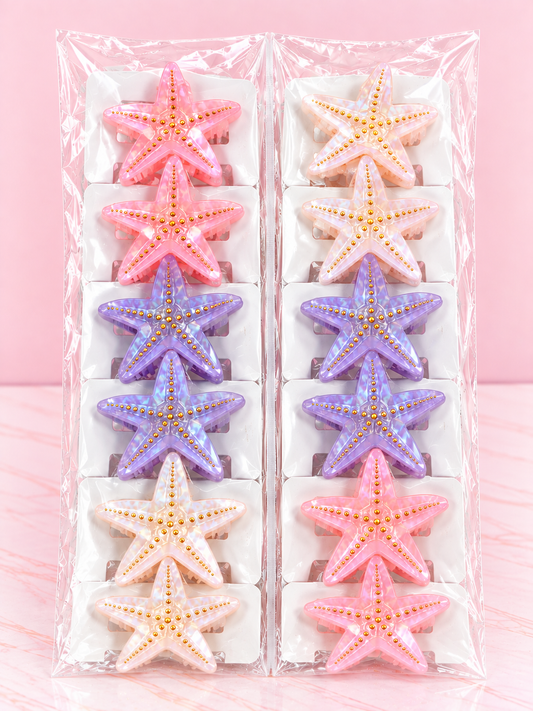 Paquete de Pinzas Estrellas de Mar GRANDE x DOCENA REF OH-26-146