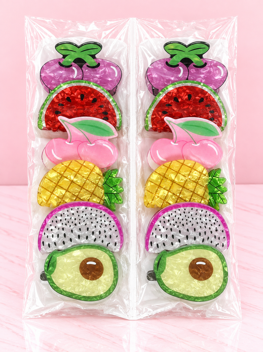 Paquete de Pinzas Frutas GRANDE x DOCENA REF OH-26-145