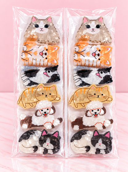 Paquete de Pinzas Gaticos y Perritos GRANDE x DOCENA REF OH-26-148