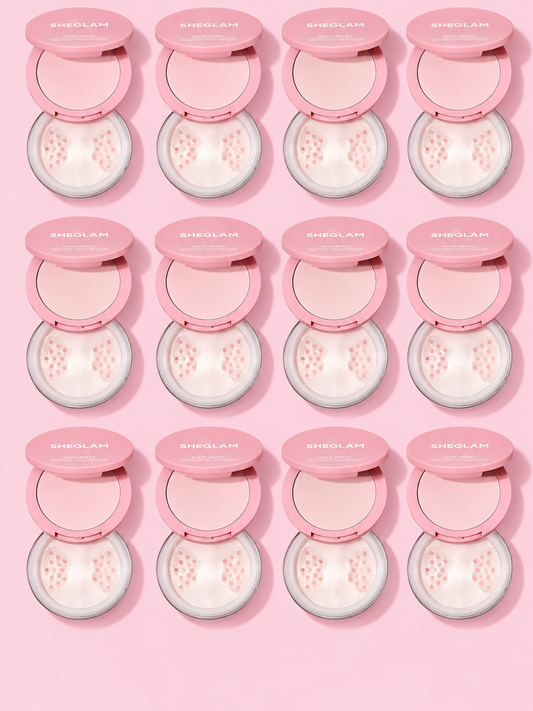 DOCENA Polvo Duo (Compacto y Suelto) Insta-Ready Ref Bubblegum Sheglam