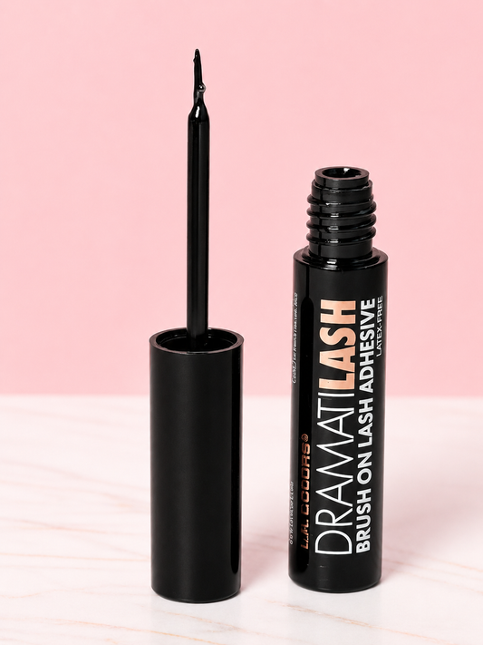 Pega de pestañas con pincel DRAMATILASH BLACK NEGRA LA Colors