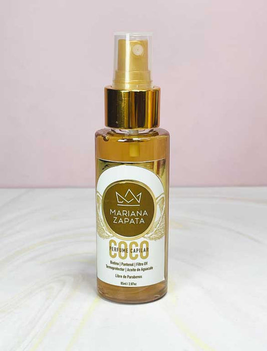 Perfume capilar de Coco Mariana Zapata
