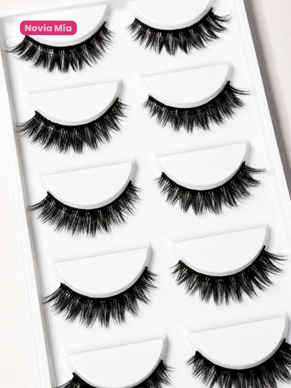 Pestañas Novia Mía x5 pares Bryka