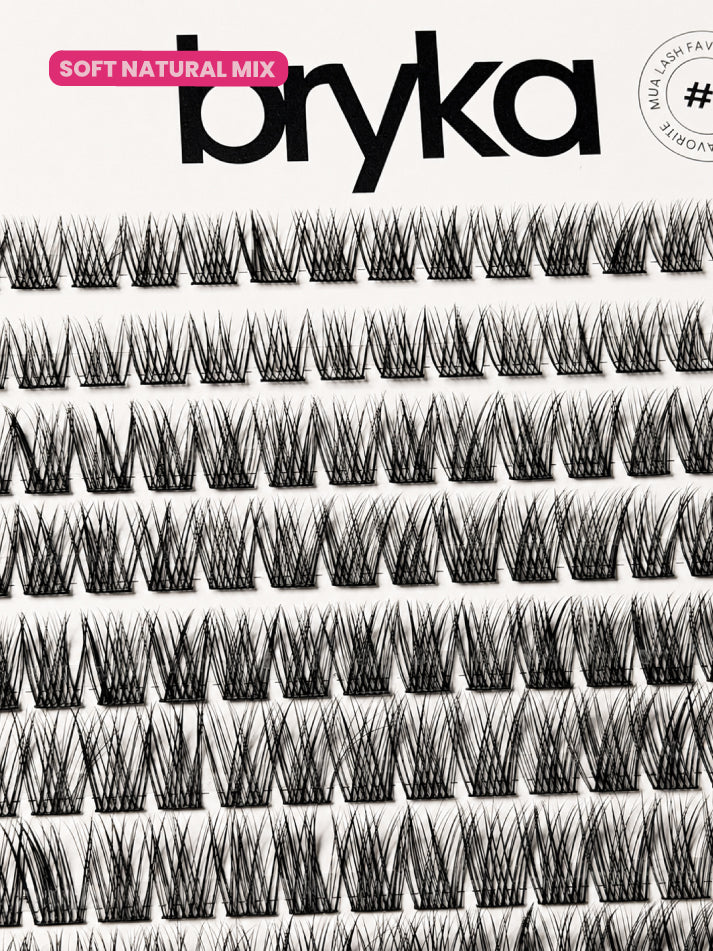 Pestañas x10 lineas SOFT NATURAL MIX Bryka