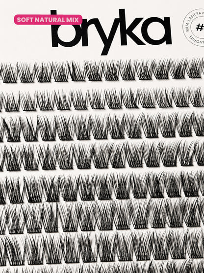 Pestañas x10 lineas SOFT NATURAL MIX Bryka