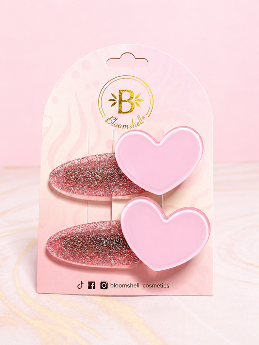 Pinzas x2 REF BLOOM CANDY CORAZÓN Bloomshell