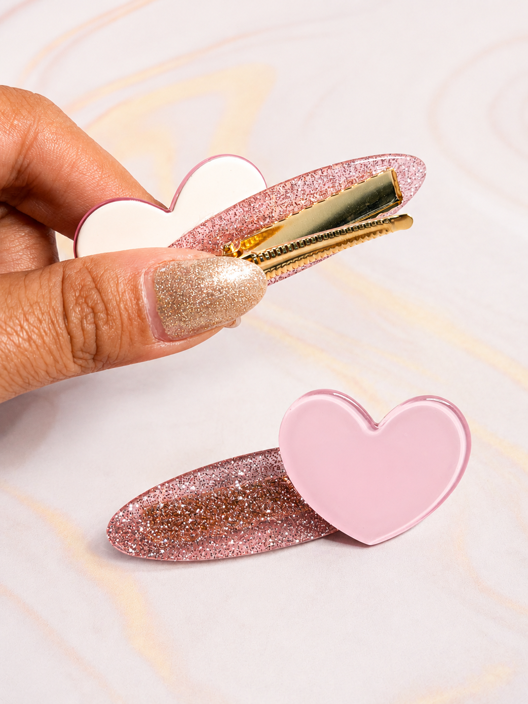 Pinzas x2 REF BLOOM CANDY CORAZÓN Bloomshell