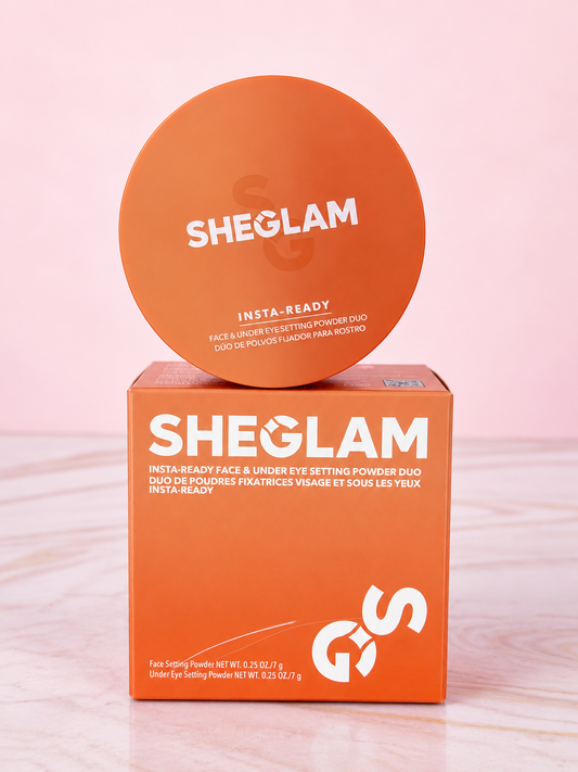 DOCENA Polvo Duo (Compacto y Suelto) Insta-Ready Ref Traslucido Sheglam