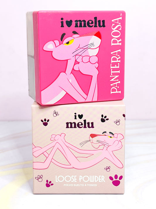 Polvo suelto 4 tonos Pantera Rosa Melu By Ruby Rose