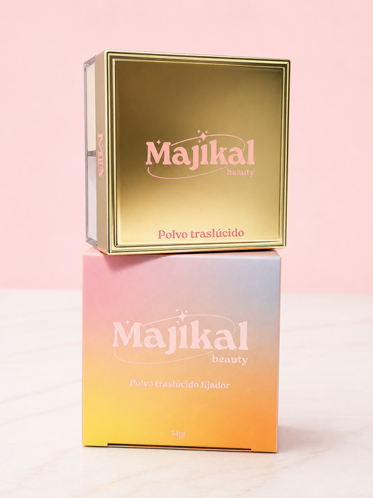 Polvo suelto GRANDE 4 colores Glowy Majikal
