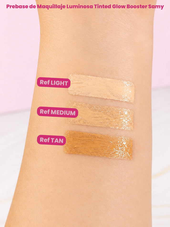 Prebase de Maquillaje Luminosa Tinted Glow Booster Samy