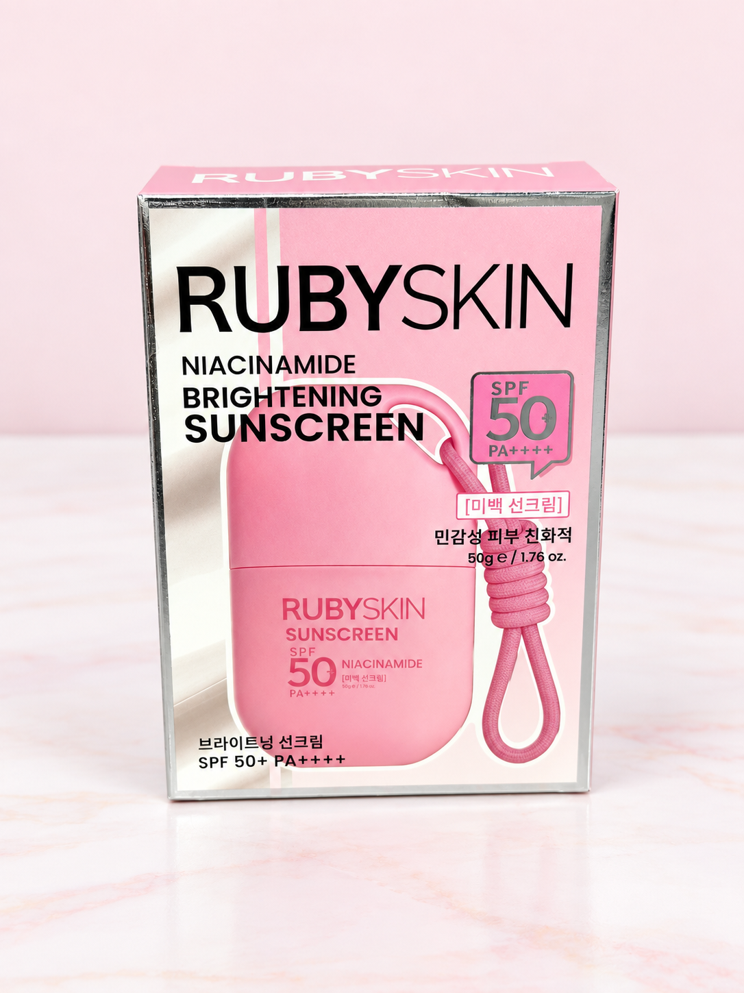 Protector Solar con Niacinamida ROSADO REF OH-26-010 Rubyskin