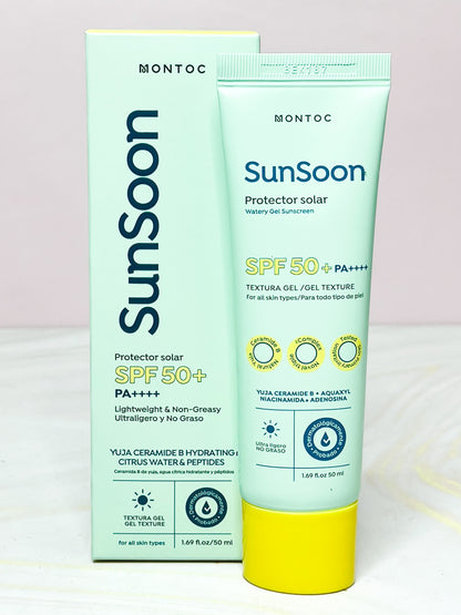Protector solar ultraligero en gel Montoc