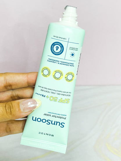 Protector solar ultraligero en gel Montoc