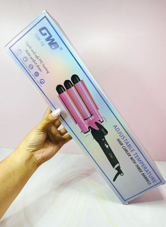 Rizadora 3 tubos ondas de sirena GW-12