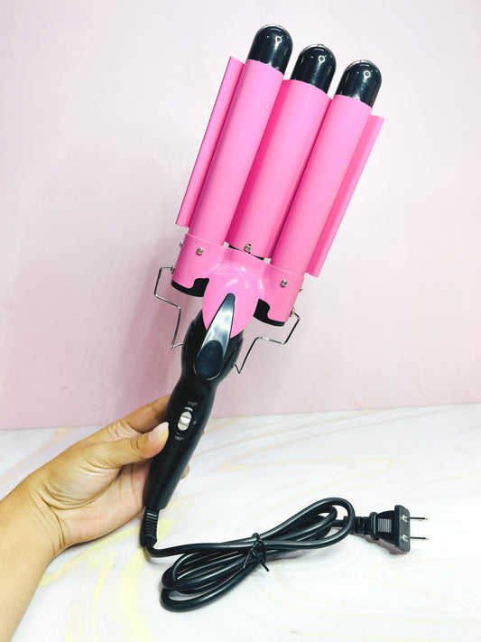 Rizadora 3 tubos ondas de sirena