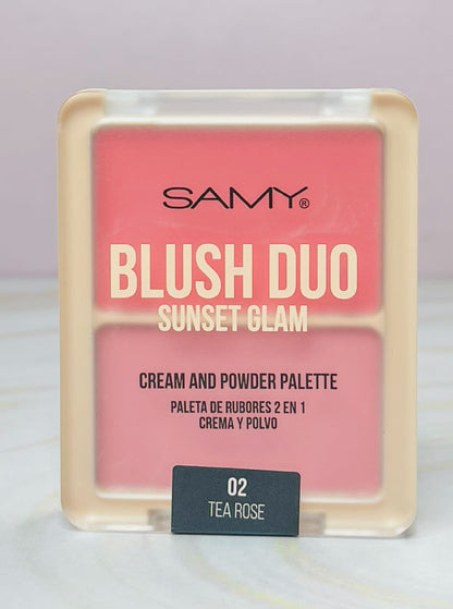Rubor 2 en 1 Sunset Glam Samy