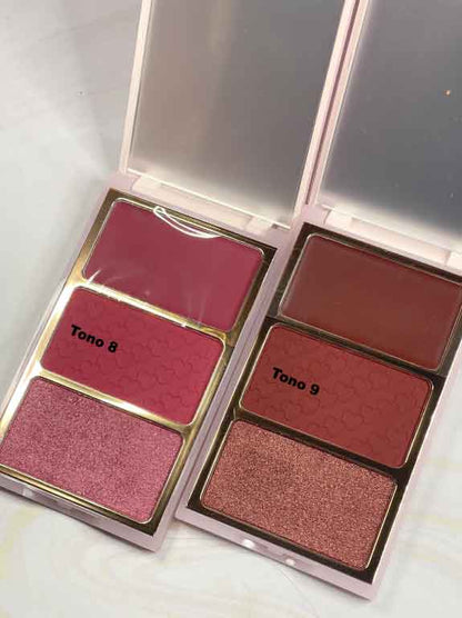 Rubor en trio Velvet Bloomshell
