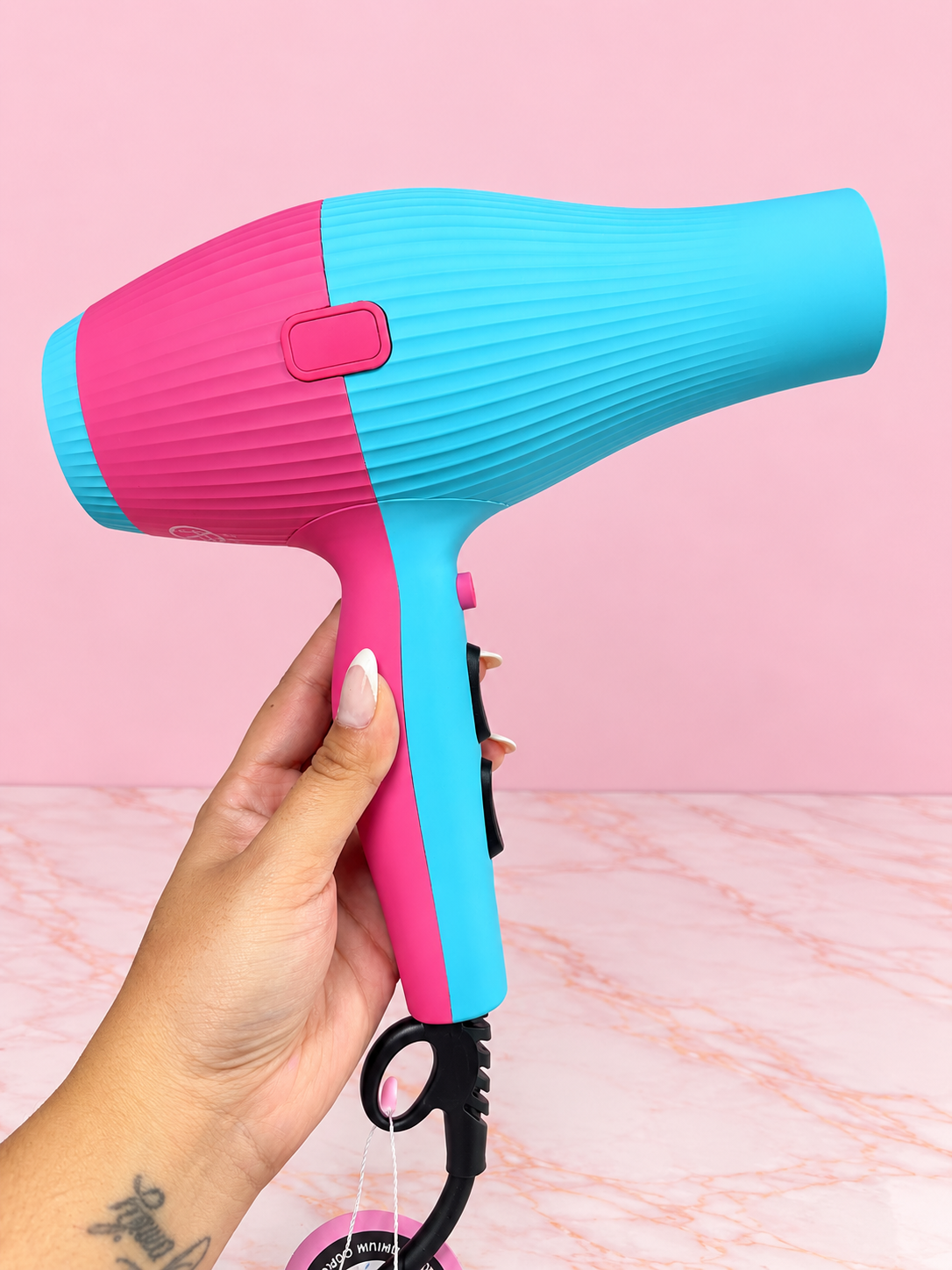 Secador Profesional Fucsia con Azul REF OH-26-168 MoeHair