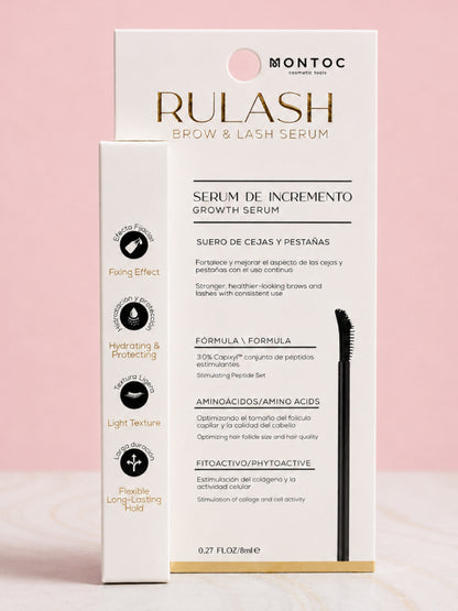 Serum de crecimiento de Cejas y Pestañas Rulash Brow and Lash Serum Montoc