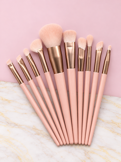 Kit x 10 Brochas Rosadas en Cajita REF OH-26-097