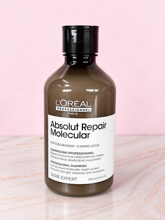 Shampoo Absolut Repair MOLECULAR 300 ml Linea Profesional (color café) Loreal