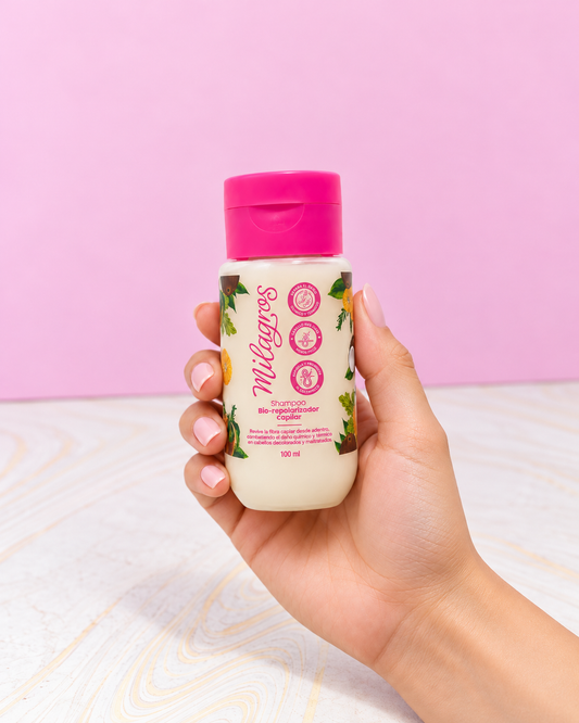 MINI Shampoo Biorepolarizador tamaño viajero Milagros