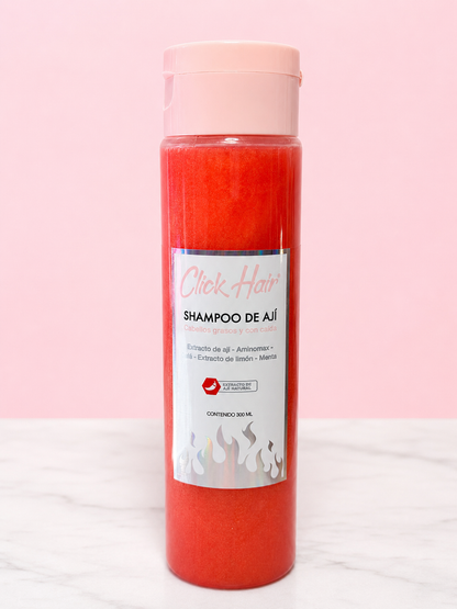 Shampoo para cabello graso de Ají Click Hair