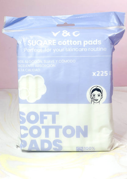 Soft Cotton Pads x 225 unidades
