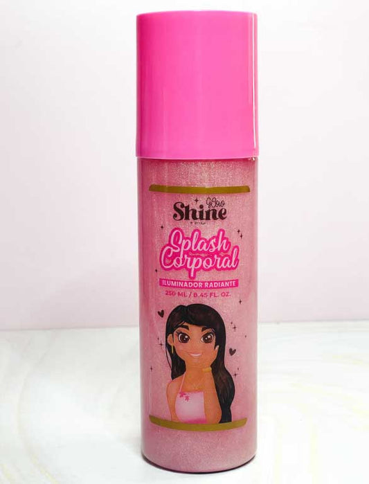 Splash corporal ROSADO Glow Shine By Yaja