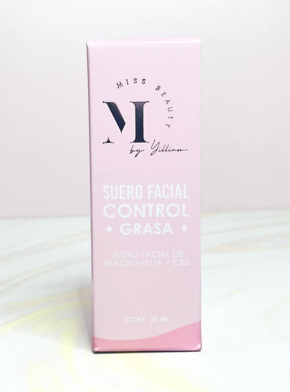 Suero control grasa con niacinamida y CBD Miss Beauty
