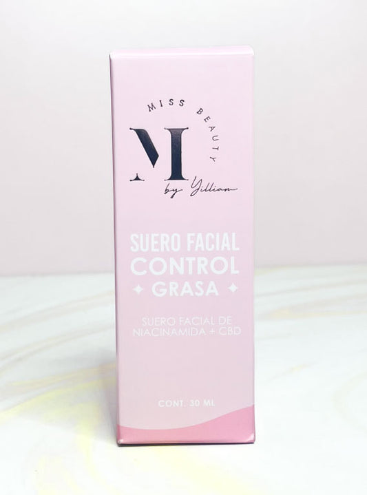 Suero control grasa con niacinamida y CBD Miss Beauty