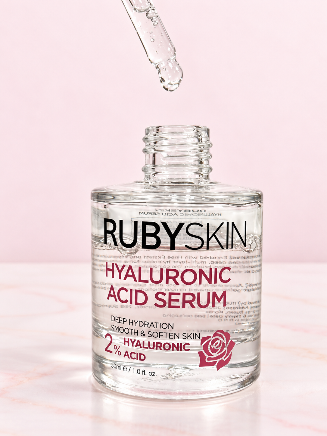 Suero de Ácido Hialurónico al 2% ROSADO REF OH-26-006 Rubyskin